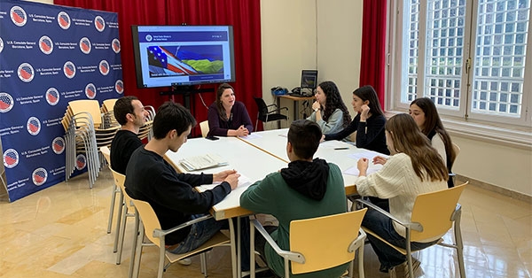 Reunió preparatòria de MUNBP al Consolat d’Estats Units a Barcelona