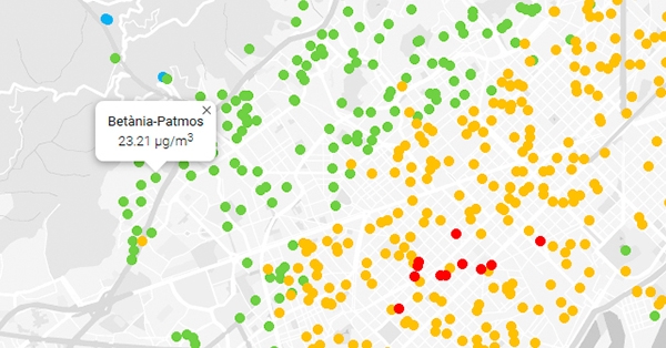 L’Escola BetàniaPatmos té un dels millors nivells de qualitat de l’aire de Barcelona